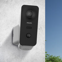 Telecamera esterna Wi-Fi motorizzata con autotracking e sirena 105dB PHILIPS WelcomeEye View - 531050