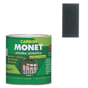 Carson Monet Smalto sintetico anticorrosivo Esterno Interno Vari Colori 750 ML RAL 3000 - ROSSO FUOCO