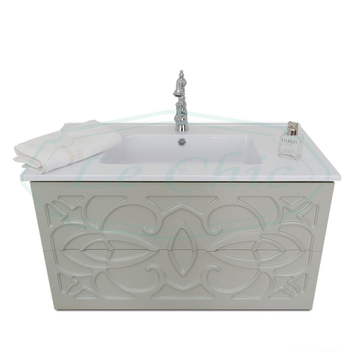 Arredo bagno moderno sospeso - 100 cm