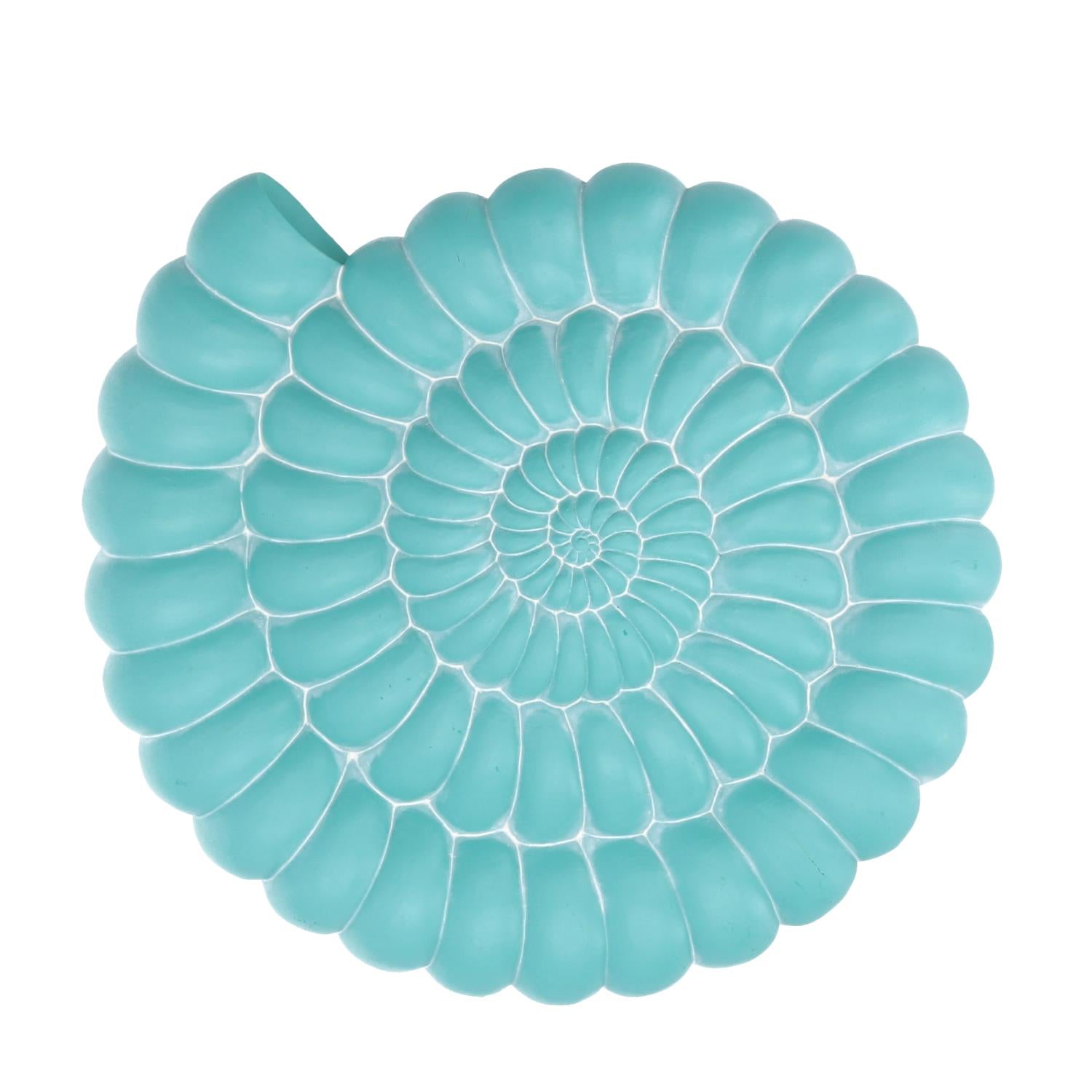 Conchiglia resina mare da appendere azzurro cm27,5x25,3x5,5