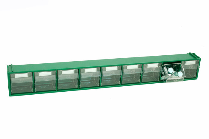 Vipa cassettiera componibile fox 101 verde 9 cassetti mm. 600x68x76 h - Vipa