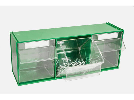 Vipa cassettiera componibile fox 105 verde 3 cassetti mm. 600x214x240 h - Vipa