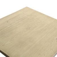 Top tavolo resina per esterno naturale quadro cm80x80h3