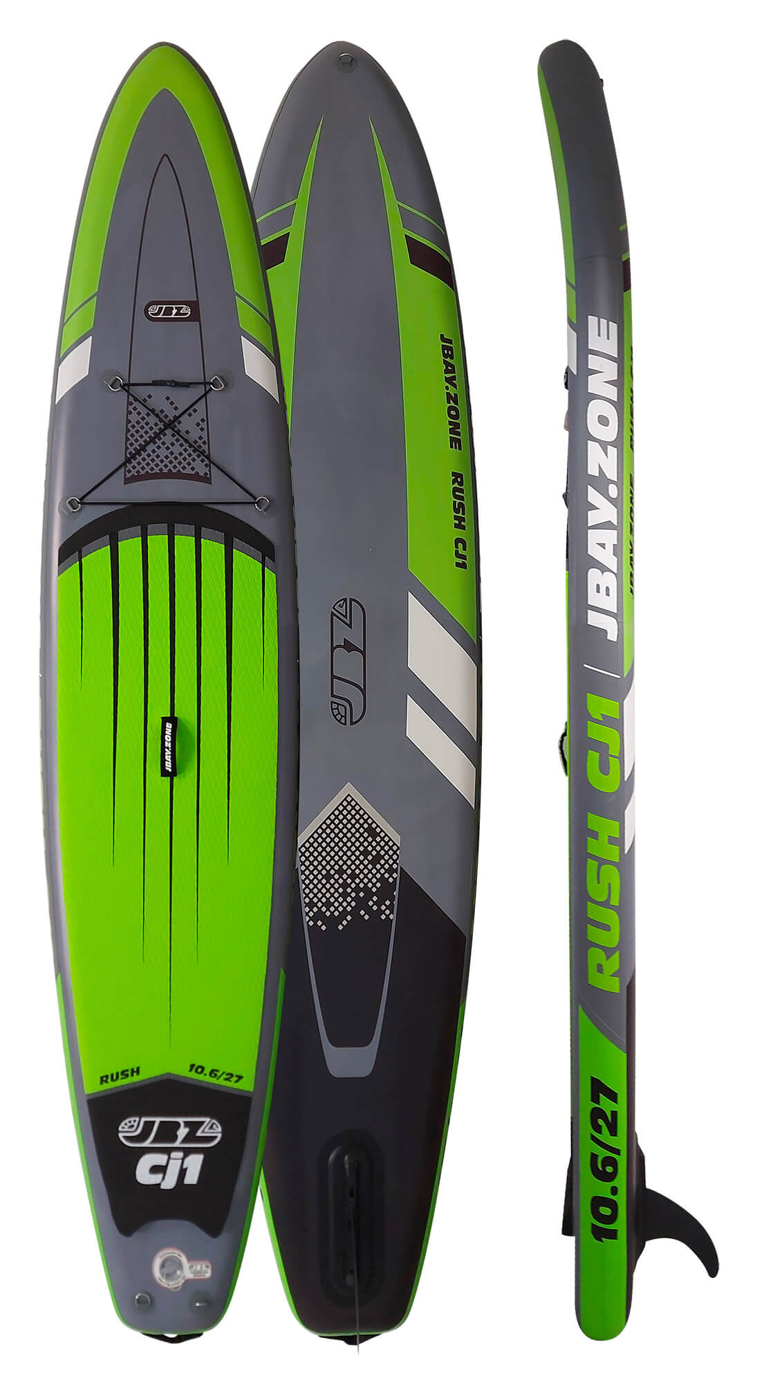 SUP Tavola Stand Up Paddle Gonfiabile 320x68,5x15 cm con Pagaia Zaino e Accessori Jbay.Zone Rush CJ1