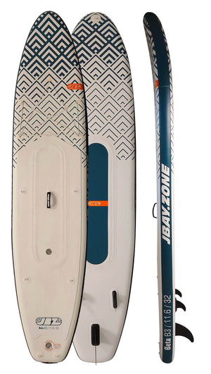 SUP Tavola Stand Up Paddle Gonfiabile 350x81x15 cm con Pagaia Zaino e Accessori Jbay.Zone Beta B3