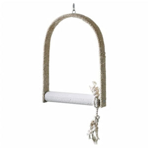 FLAMINGO Giocattolo per Uccelli in Sisal Altalena XL 26x10x48 cm 444280