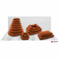 FLAMINGO Cuccia Cani con Cerniera Ziva Esagonale 60x20 cm Terracotta 444300