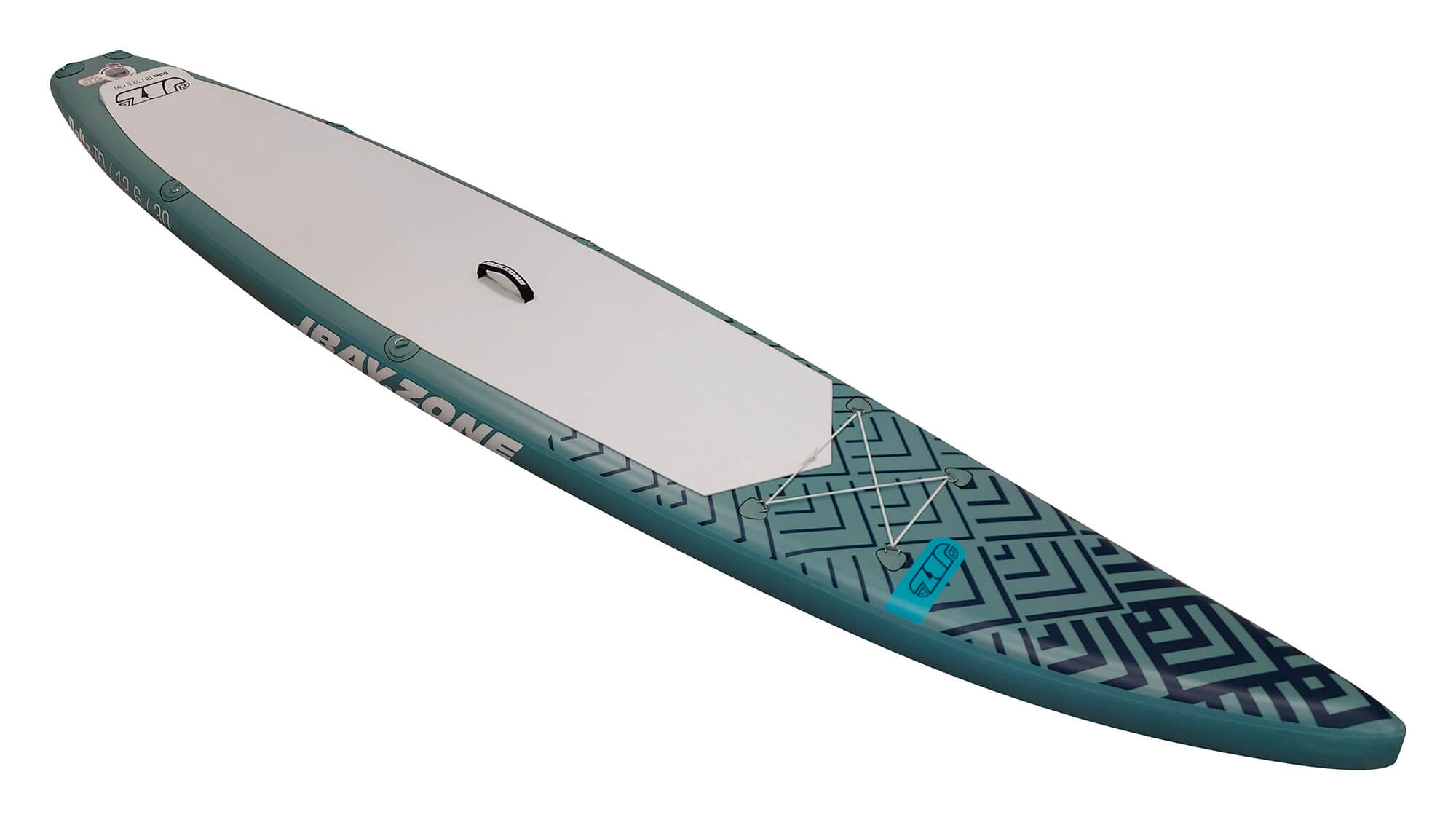 SUP Tavola Stand Up Paddle Gonfiabile 380x76x15 cm con Pagaia Zaino e Accessori Jbay.Zone Delta TD