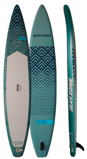 SUP Tavola Stand Up Paddle Gonfiabile 380x76x15 cm con Pagaia Zaino e Accessori Jbay.Zone Delta TD