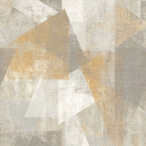 DUTCH WALLCOVERINGS Carta da Parati Motivo Prospettico Beige e Grigio 426243