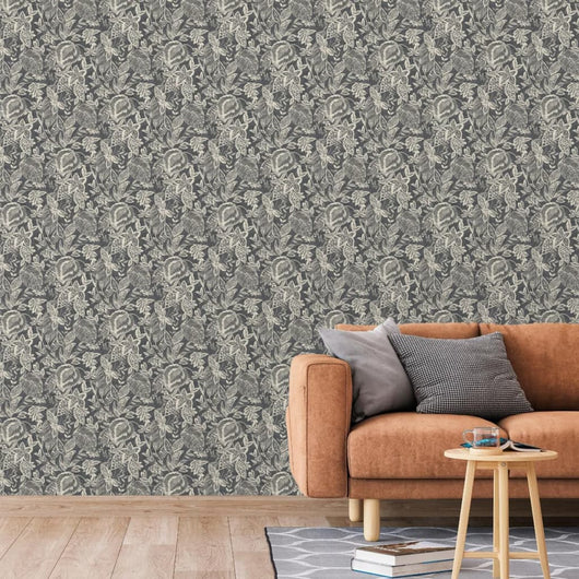 DUTCH WALLCOVERINGS Carta da Parati Mae Bianco e Beige 442580