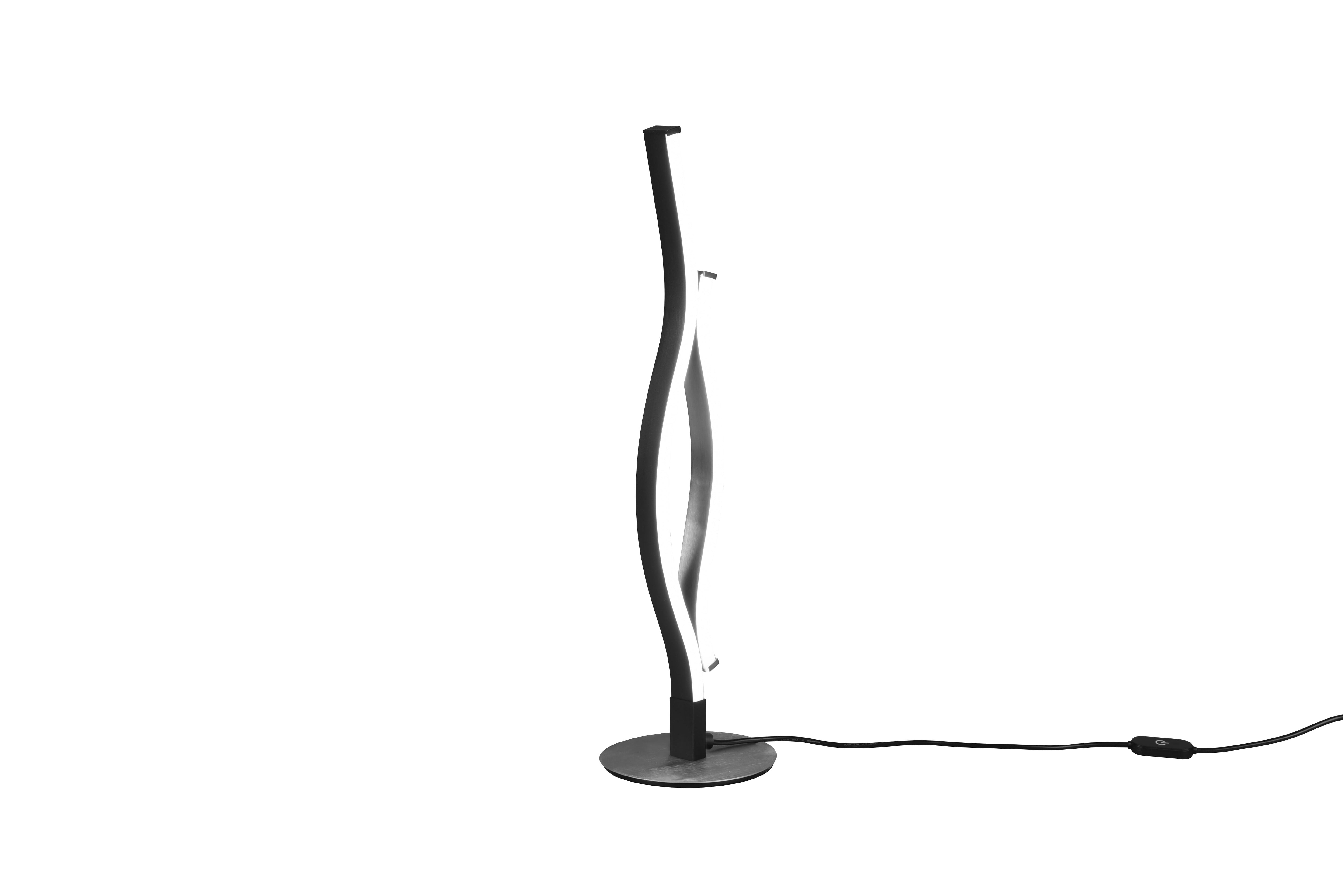 Lampada da tavolo LED Canter alluminio spazzolato