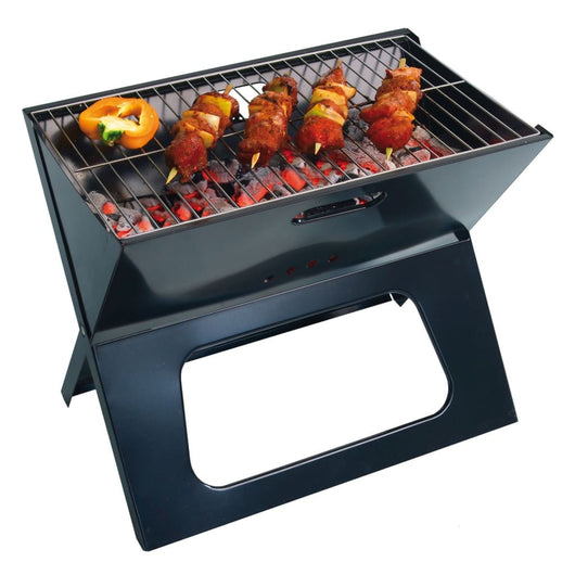 Practo Garden Griglia Portatile per Barbecue Nera 446135