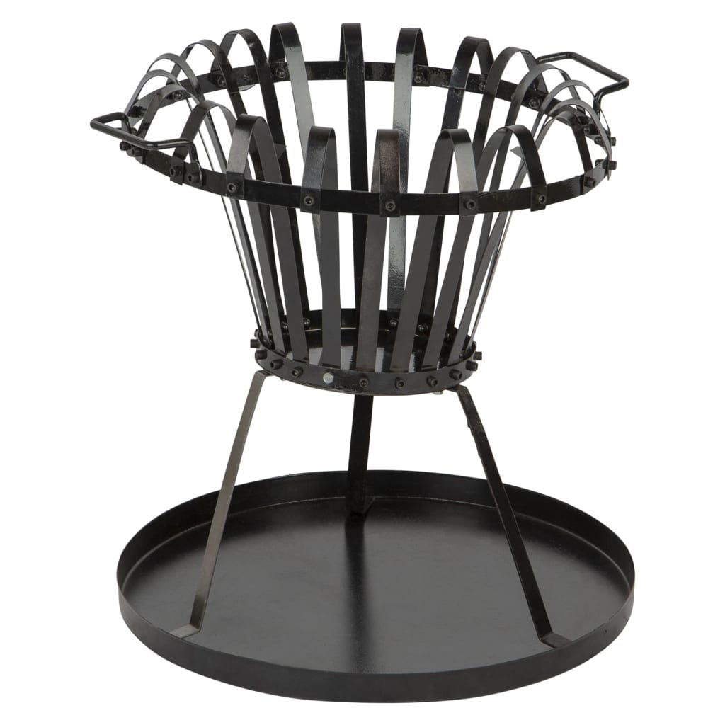 Practo Garden Braciere con Griglia Barbecue Nero 446131