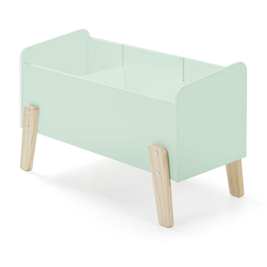 Vipack Cesta Portagiochi per Bambini Kiddy in Legno Verde 442721