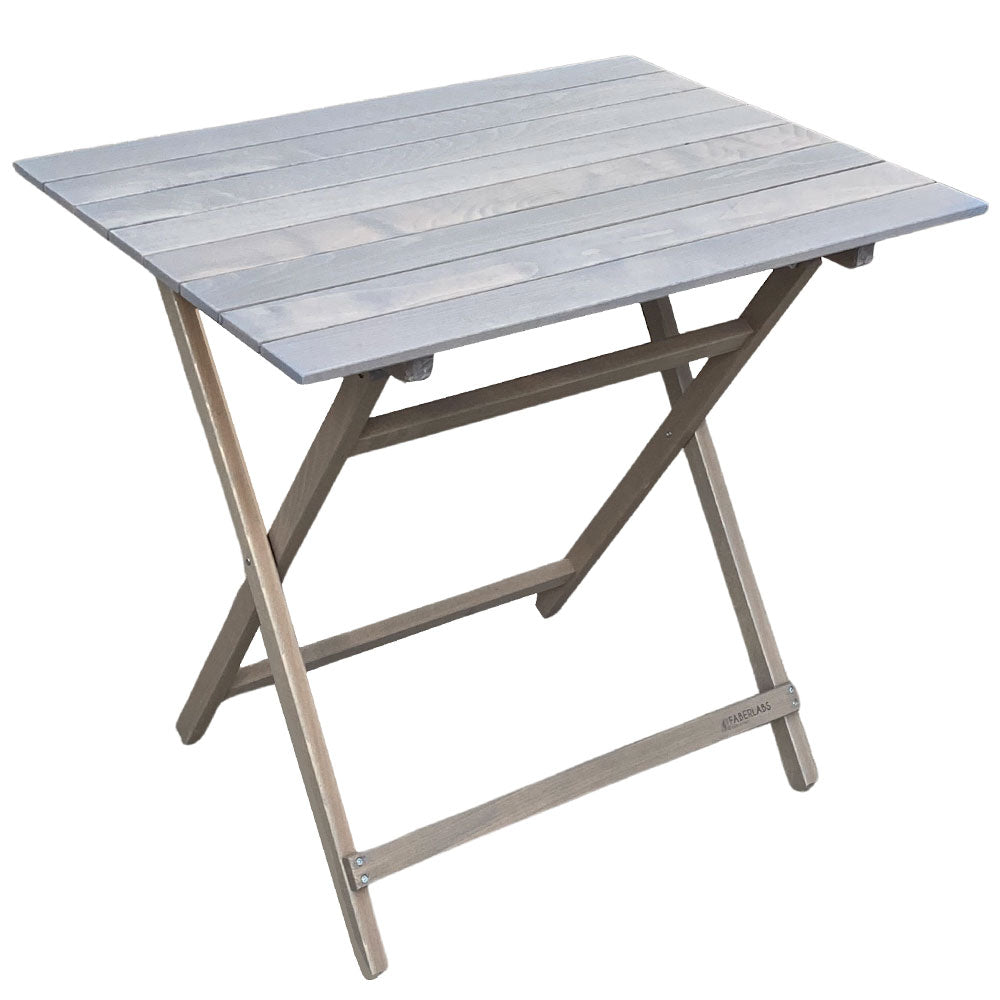 Tavolo grigio in legno da cm 80x60 richiudibile
