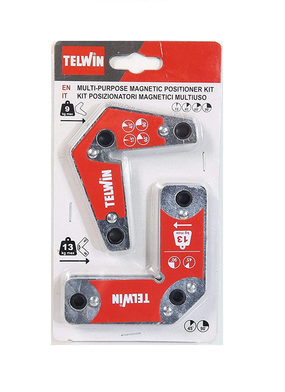 Kit 2 Posizionatori Magnetici Multiuso 9-13Kg-Telwin