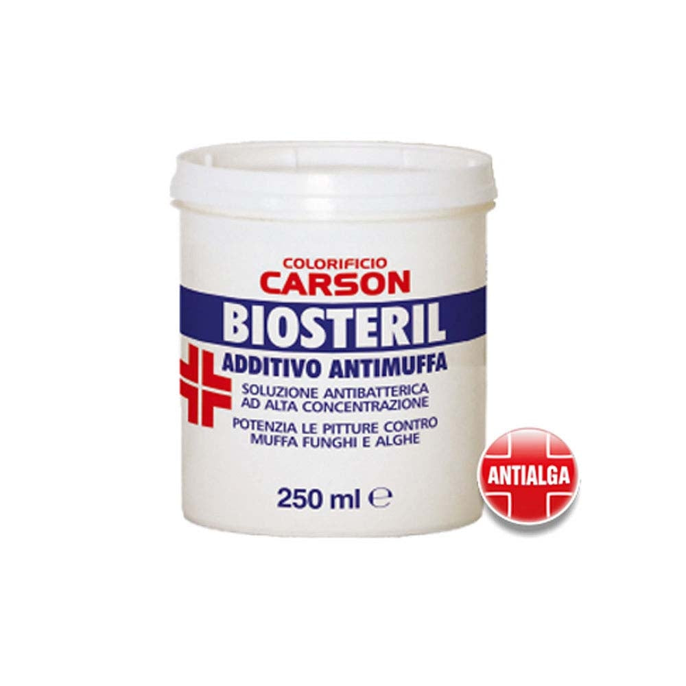 Carson BIOSTERIL ADDITIVO ANTIMUFFA 250 ML potenzia pitture contro muffe funghi