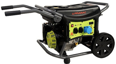 Wx6200-Generatore Di Corrente Professionale A Strappo Portatile Con Ruote Monofase A Benzina 5800W 230V 50 Hz-Pramac