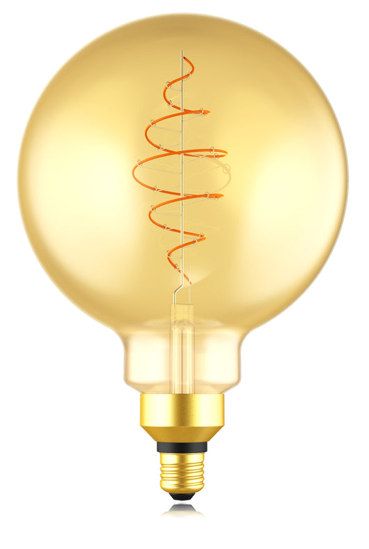 Lampadina led vintage con finitura oro