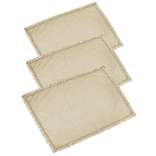 Set 3 Canovacci da Cucina 50x70 cm Amelie Beige