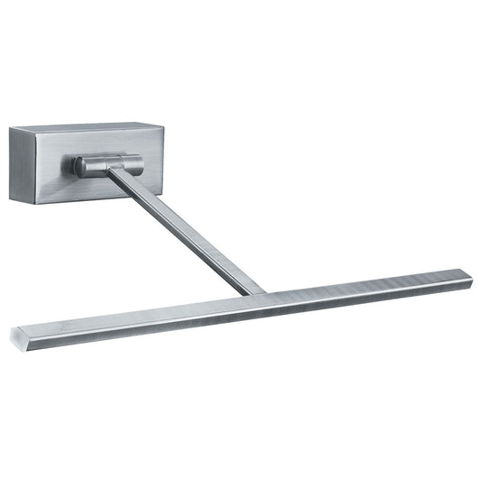 Applique Moderna Cadice Acciaio Argento Led 6,95W 3000K