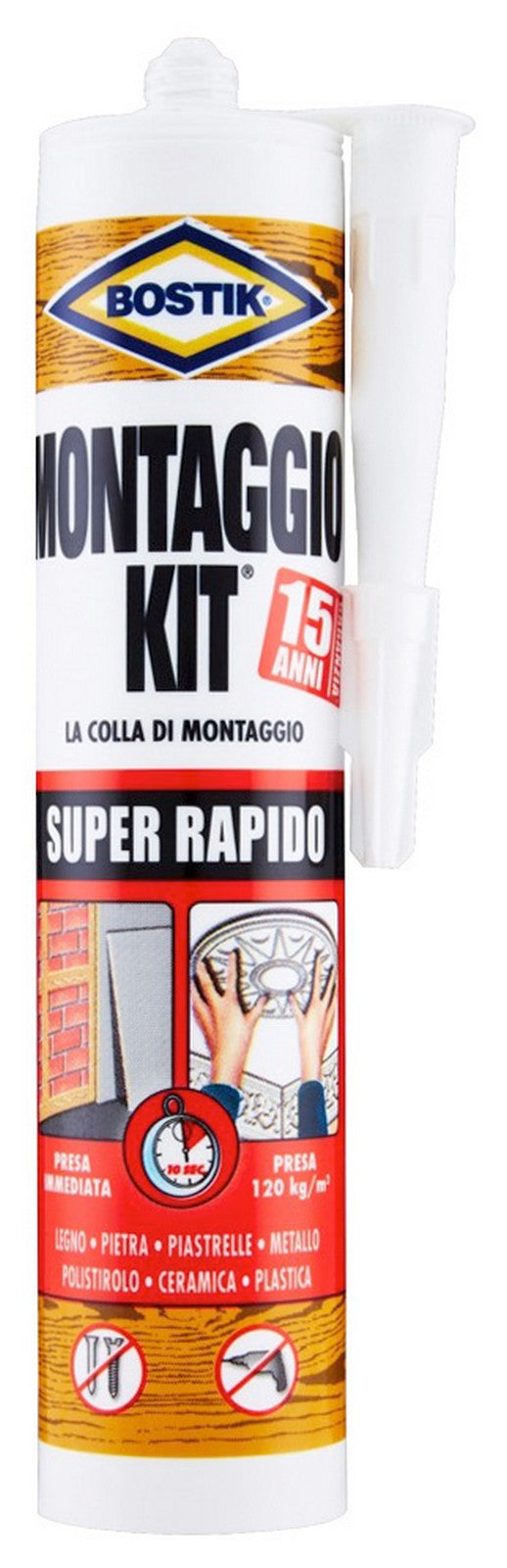 bostik c art. 'montaggio kit'super rapido 370gr 55990