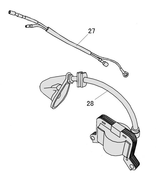 RIC. EXCEL 25,4cc BOBINA ELETTRONICA N.27+28 PER CDF04535 -