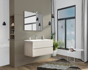 mobile bagno new splash cm.105 rovere grigio 56297