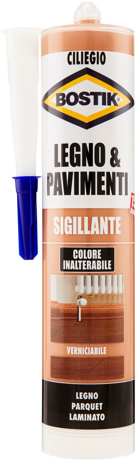 bostik sigillante legnopavimenti 300 ml ciliegio 5667