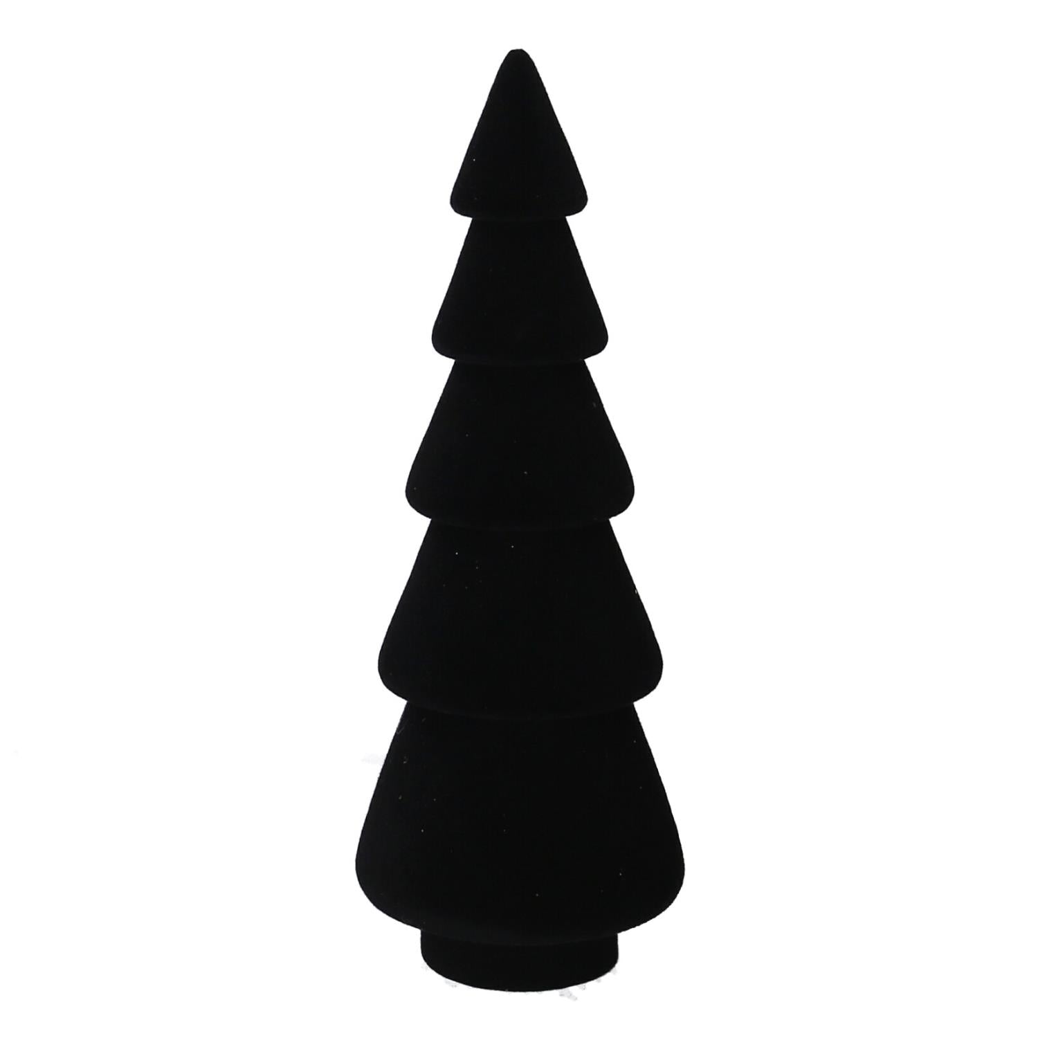 Albero legno e velluto nero cm ⌀9xh25