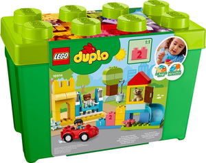 Lego duplo 10914 classic deluxe contenitore di mattoncini grande, giochi educativi per bambini creativi di 1,5+ anni