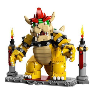 Lego super mario 71411 il potente bowser, kit di costruzioni per adulti, idee regalo, personaggio snodabile 3d da collezione