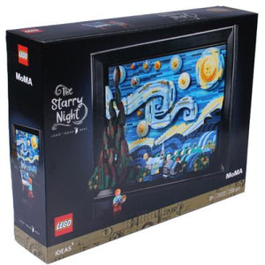 Lego ideas 21333 vincent van gogh - notte stellata, set fai da te creativo per adulti, decorazione per casa 3d con minifigure - 135331