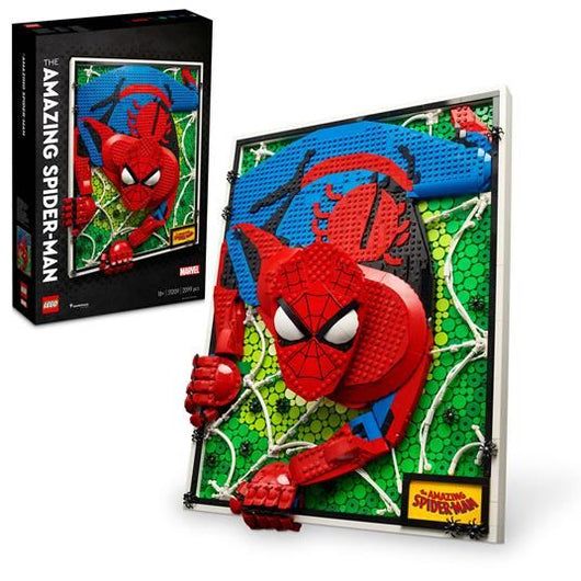 Lego art (31209). the amazing spider-man