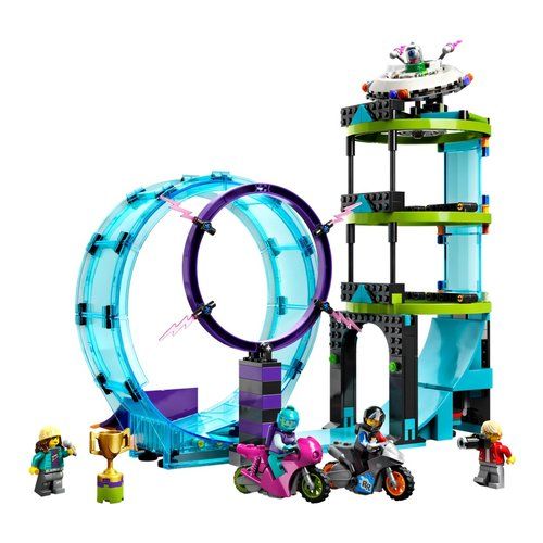 Costruzioni lego 60361 city stuntz stunt riders: sfida impossibile