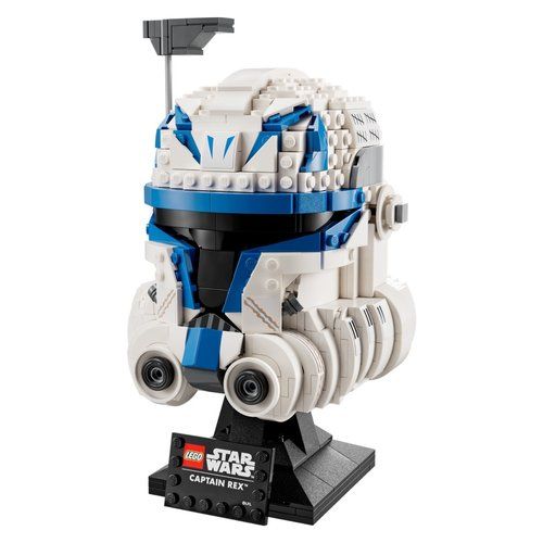 Lego star wars 75349 casco di captain rex, set serie caschi 2023, collezione per adulti da the clone wars, idee regalo