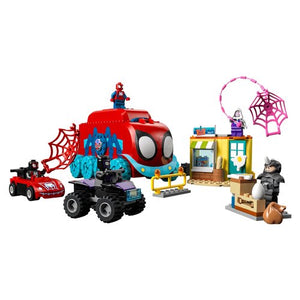 Lego marvel 10791 quartier generale mobile del team spidey, giochi per bambini 4+, serie spidey e i suoi fantastici amici