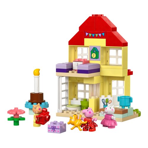 La casa del compleanno di peppa pig lego 10433 duplo peppa pig