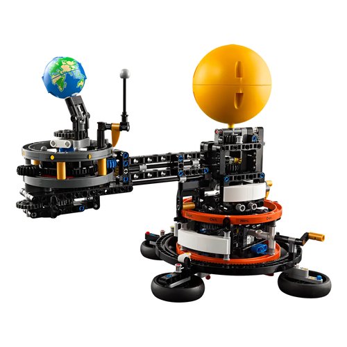 Pianeta terra e luna in orbita lego 42179 technic space