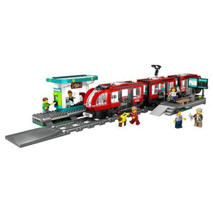 Tram e fermata del tram lego 60423 city train