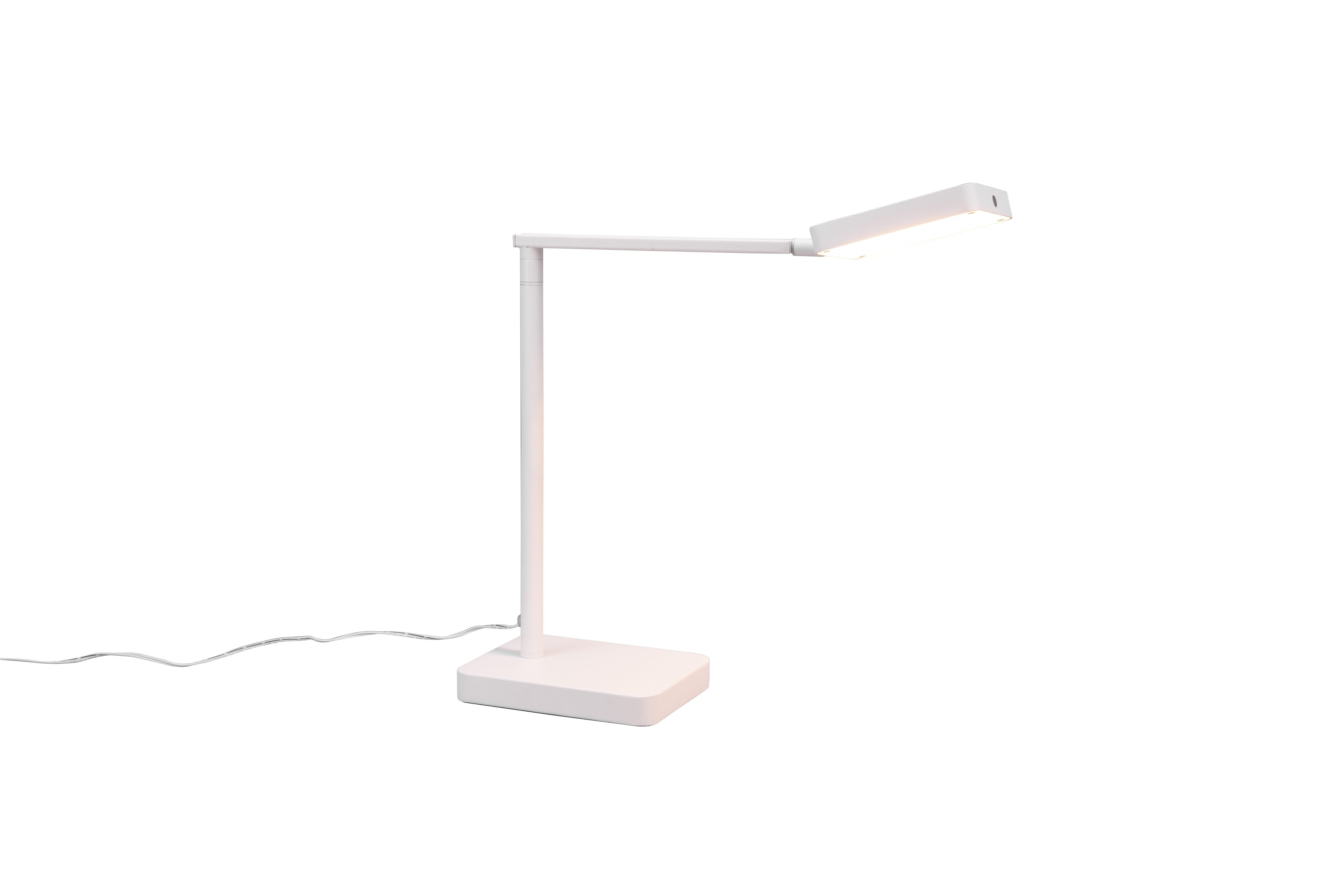 Lampada da tavolo orientabile LED Segovia bianco