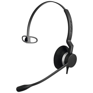 Jabra biz 2300 qd mono auricolare cablato a padiglione ufficio nero - 2303-820-104