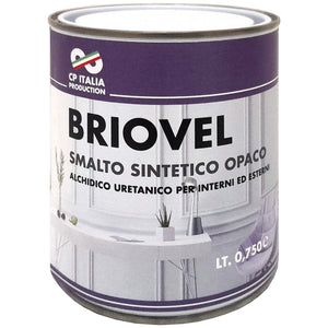 SMALTO BRIOVEL LT.0,750 BIANCO SATINATO  PZ 6,0