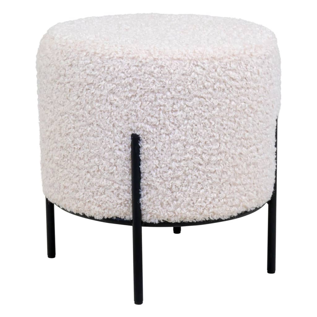 House Nordic Pouf Cali Bianco 442765