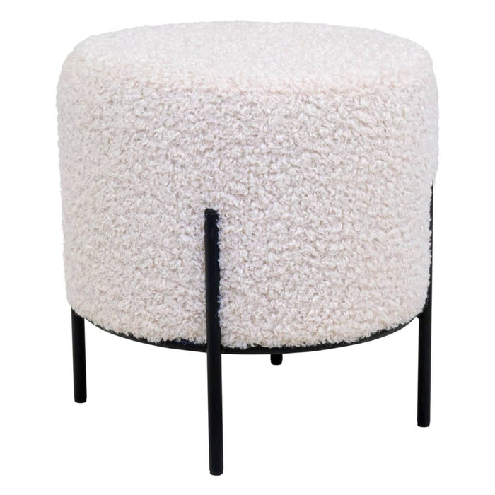 House Nordic Pouf Cali Bianco 442765