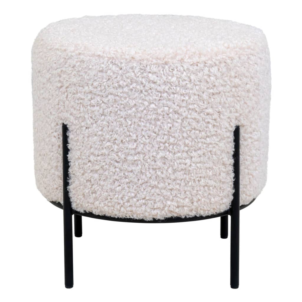 House Nordic Pouf Cali Bianco 442765