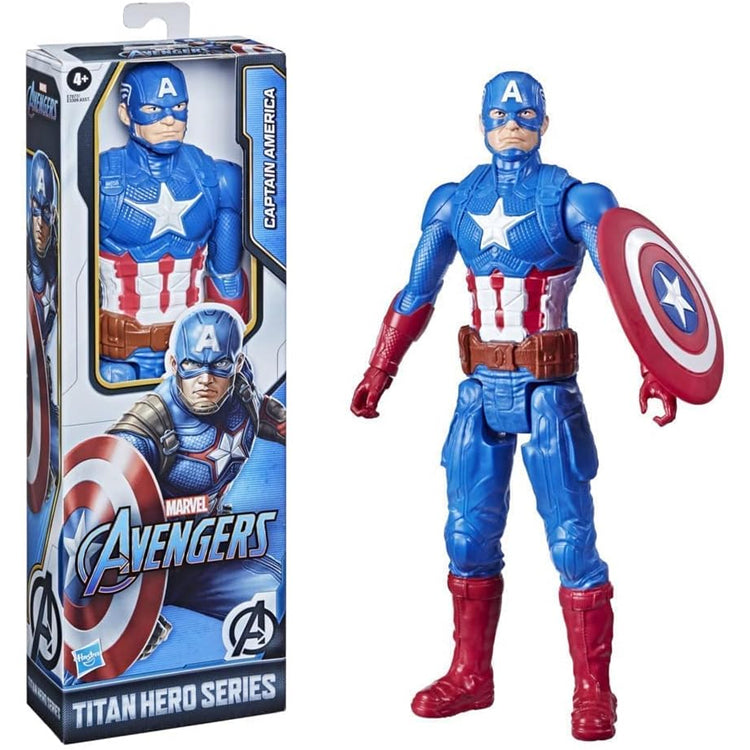 Avengers Captain America Action Figure Titan Hero da 30cm Giocattolo Idea Regalo