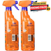 2 x 750 ml KH-7 Detersivo Multiuso Sgrassatore Super Potente Spray Senza Fatica