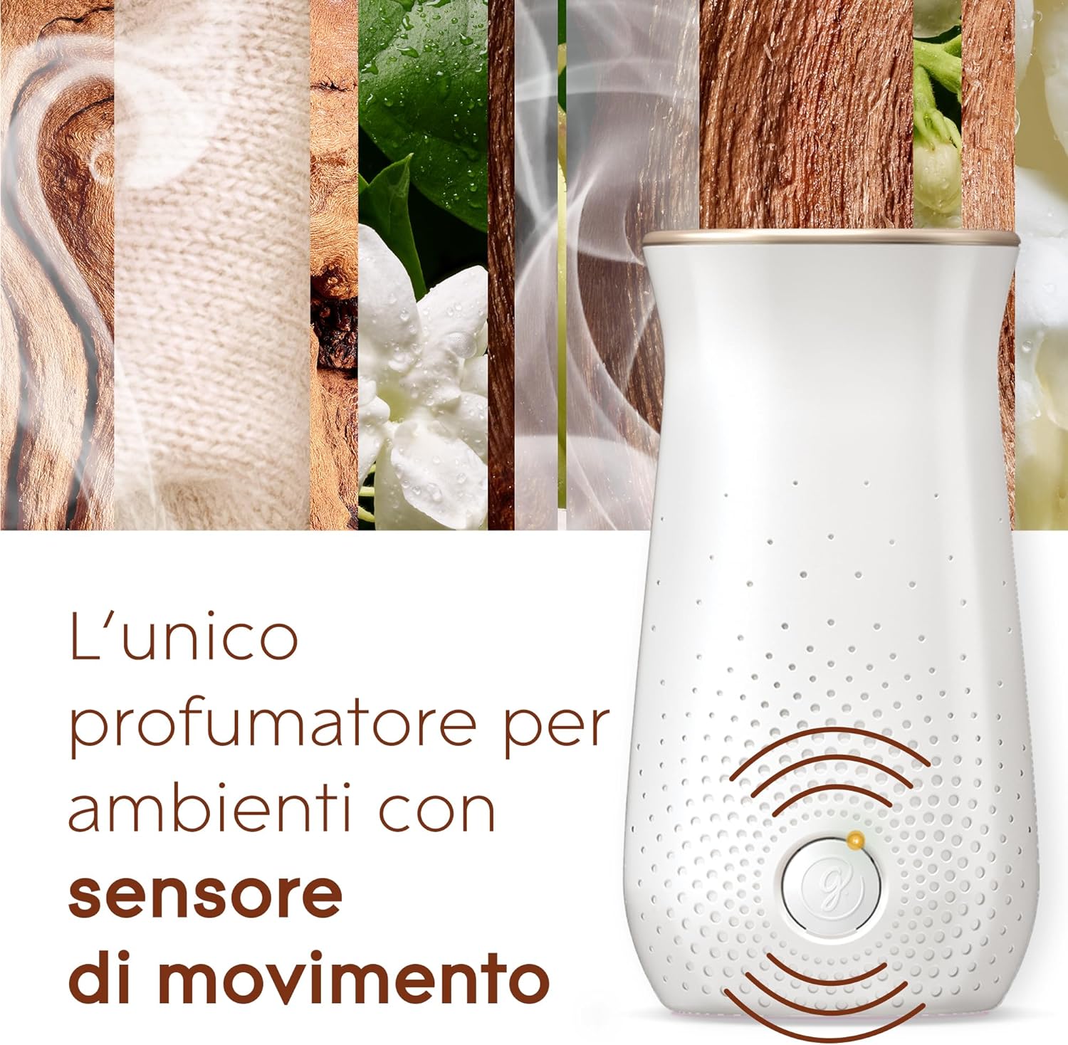 Glade Sense & Spray Profumatore Ambiente con sensore di movimento Sandalo di Bali